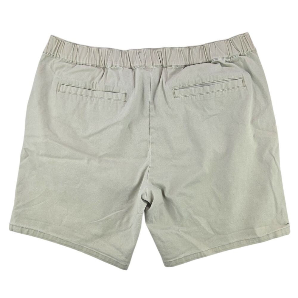 Asos | 7" Pleated Front Shorts wButton Fly & Elastic Waistband| Size 36 - Picture 4 of 5